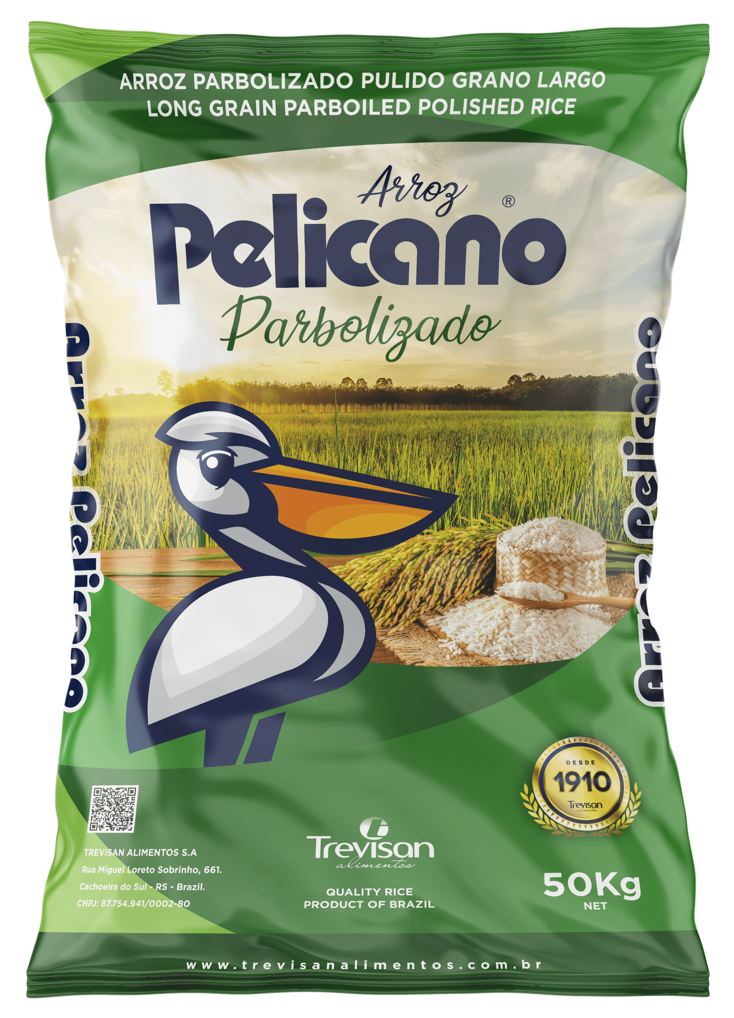 Arroz Pelicano Parboilizado T1 50kg