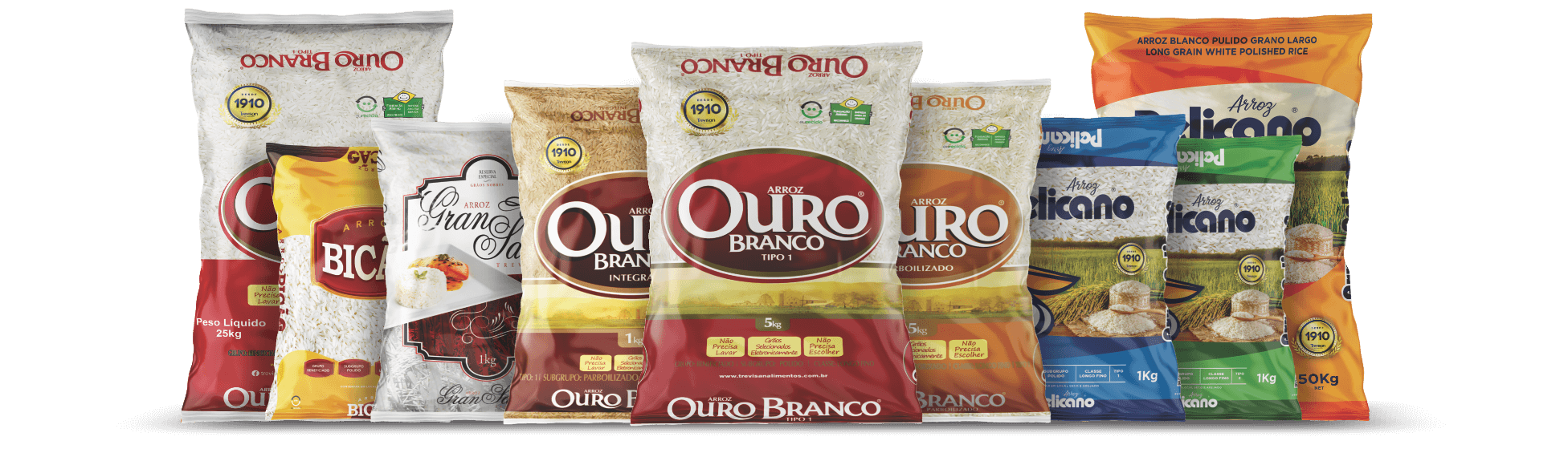 Linha de produtos Trevisan