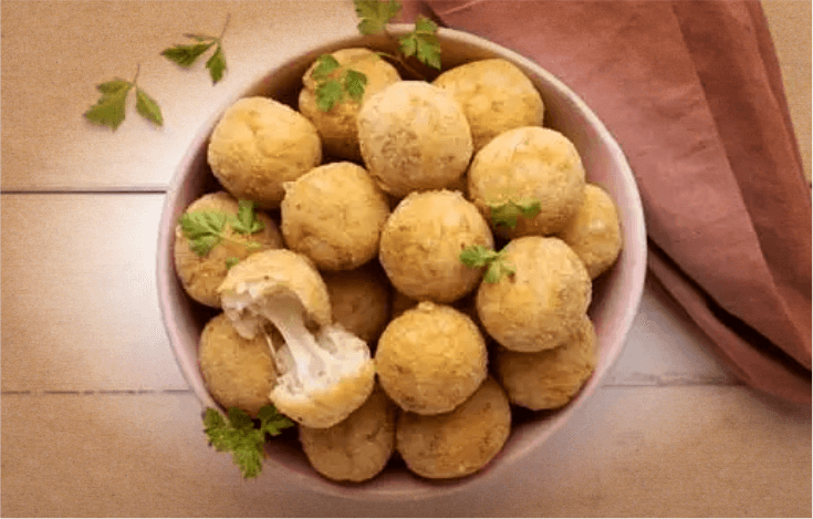 Bolinho de Arroz com Queijo